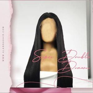 36 inch Raw Vietnamese Silky Straight Lace Front Wig